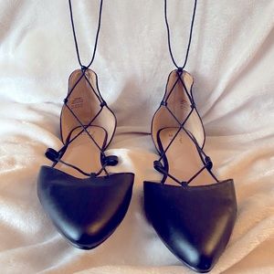 Mix No 6 Lace Up Flats